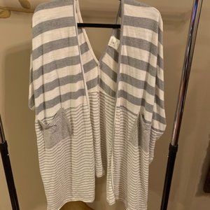 Vici Stepping Stones Striped Pocketed Cardigan